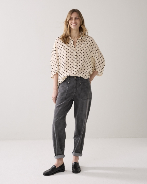 Summum Blouse Blury dots 122 Ivory