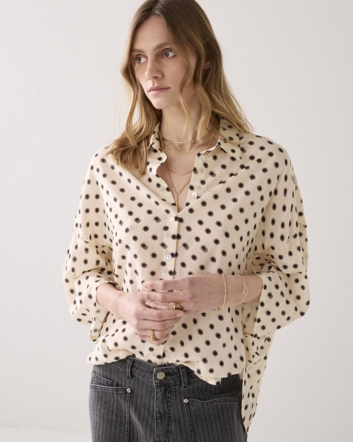 Summum Blouse Blury dots 122 Ivory