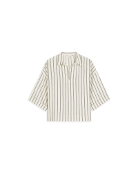Summum Top Chenille stripe 108 Ivory black