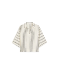 Summum Top Chenille stripe 108 Ivory black