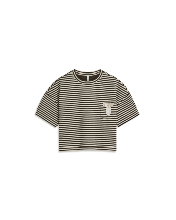 Summum Top Striped scuba 990 Black