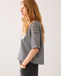 Summum Top Striped scuba 990 Black