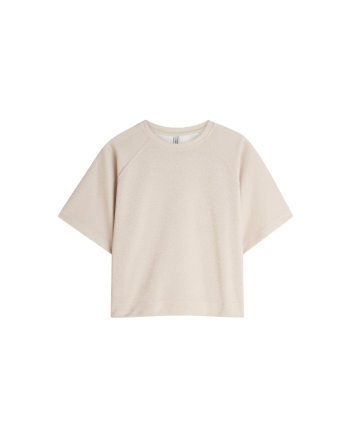 Summum Top Boxy tee sparkle 122 Ivory
