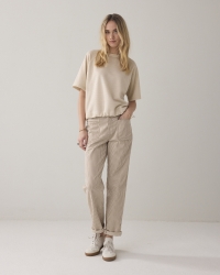 Summum Top Boxy tee sparkle 122 Ivory