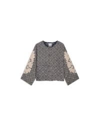 Summum Jacket Blue jacquard 495 Midnight blue