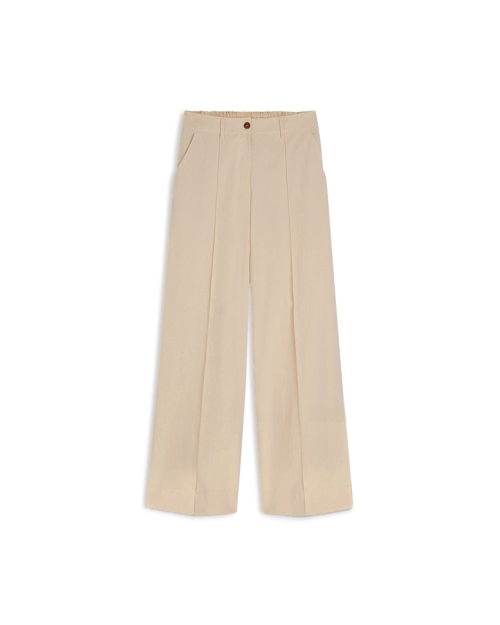 Summum Trousers wide leg Cotton blend 722 Alpaca