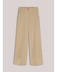 Summum Trousers wide leg Cotton blend 722 Alpaca