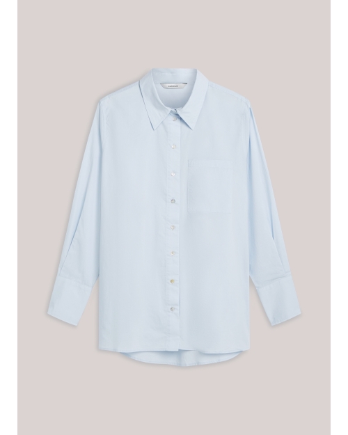 Summum Blouse Crispy poplin 423 Soft blue