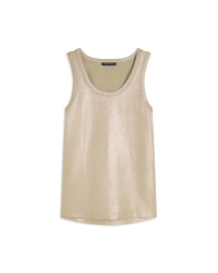 Summum Rib tanktop cotton rib 722 Alpaca