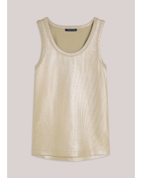 Summum Rib tanktop cotton rib 722 Alpaca