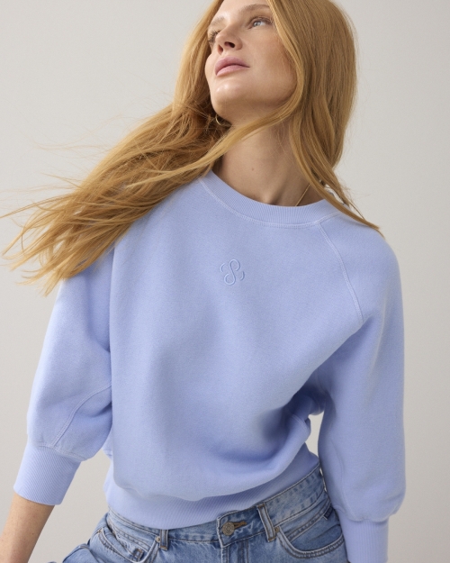 Summum Jersey Fade-out sweat 423 Soft blue