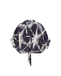 Summum Blouse Tie dye cotton 413 Blue Noir