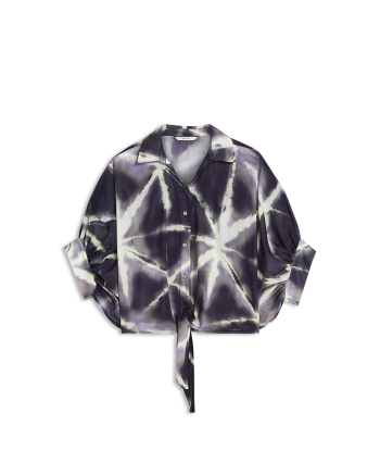 Summum Blouse Tie dye cotton 413 Blue Noir