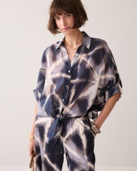 Summum Blouse Tie dye cotton 413 Blue Noir