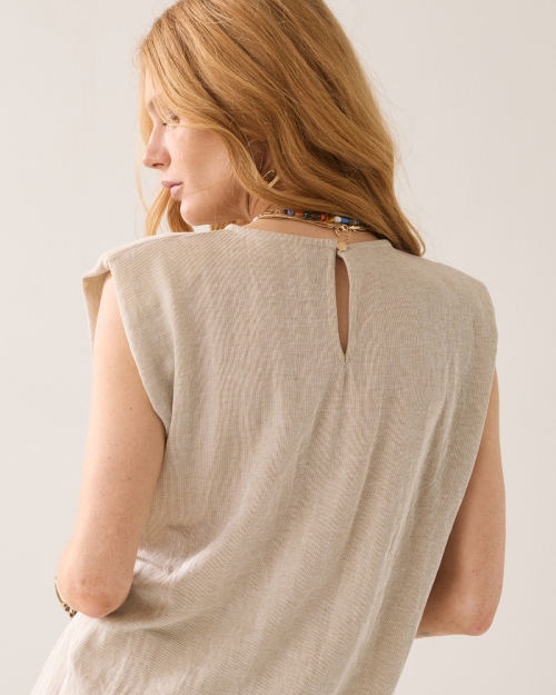Summum Top Linen look 702 Pebble beige