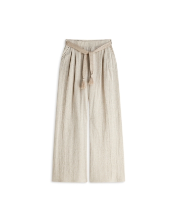 Summum Trouser Linen look 702 Pebble beige