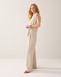 Summum Trouser Linen look 702 Pebble beige