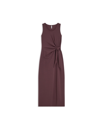 Summum Dress Cotton elastane heavy 334 Deep fig