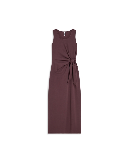 Summum Dress Cotton elastane heavy 334 Deep fig