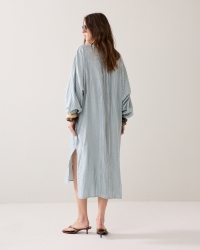 Summum Dress Stripe 431 Glacier blue
