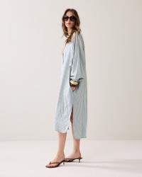 Summum Dress Stripe 431 Glacier blue