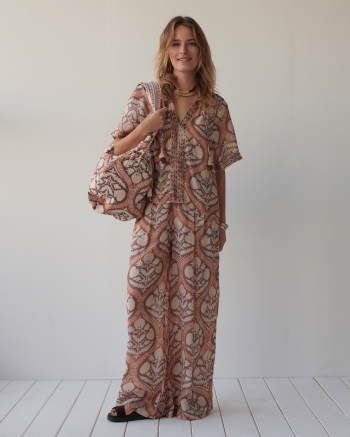 Summum Top Art deco print 120 Multicolour