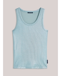 Summum Rib tanktop Cotton rib 431 Glacier blue