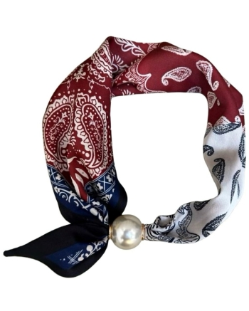 Tim&Simonsen Scarf magnetic pearl Tricolore