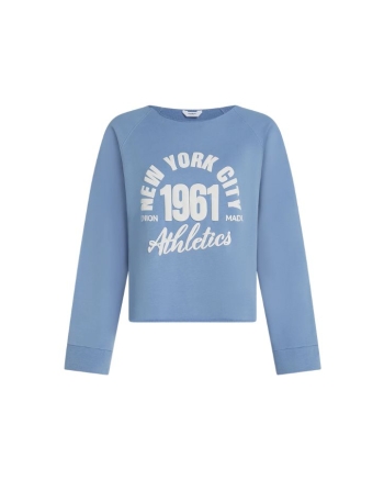 Penn & Ink Sweater print 471/018 moonlight-wash