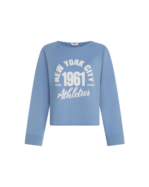 Penn&Ink Sweater print 471/018 moonlight-wash