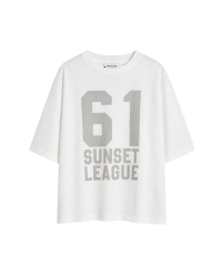 Penn&Ink T-shirt print 01 white