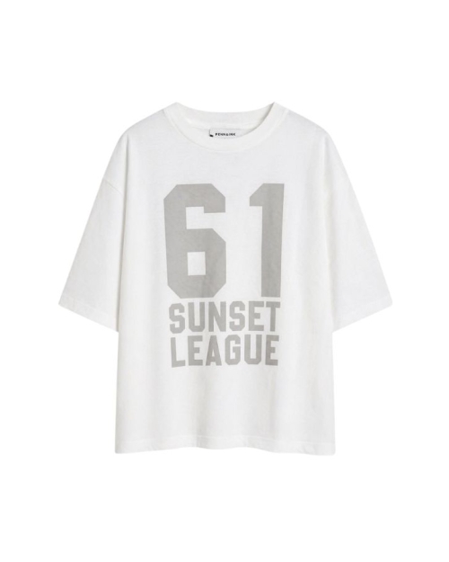 Penn&Ink T-shirt print 01 white