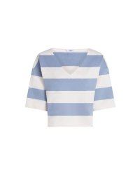 Penn&Ink Sweater stripe 471/018 moonlight-wash