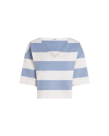Penn & Ink Sweater stripe 471/018 moonlight-wash
