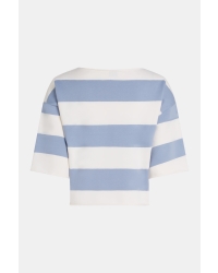 Penn&Ink Sweater stripe 471/018 moonlight-wash