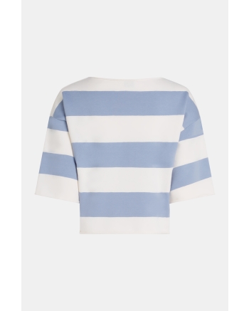 Penn & Ink Sweater stripe 471/018 moonlight-wash