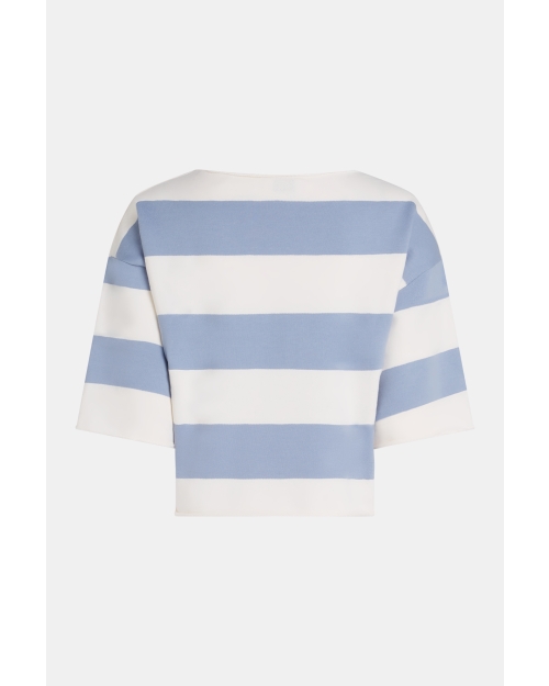 Penn&Ink Sweater stripe 471/018 moonlight-wash