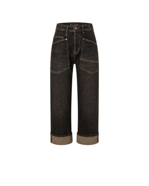 Mac dames BAGGY brown tinted black wash-