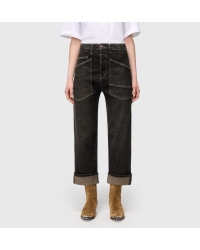 Mac dames BAGGY brown tinted black wash-