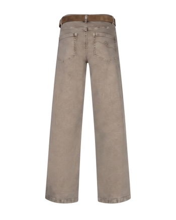 Red Button Colette & belt washed twill color L33