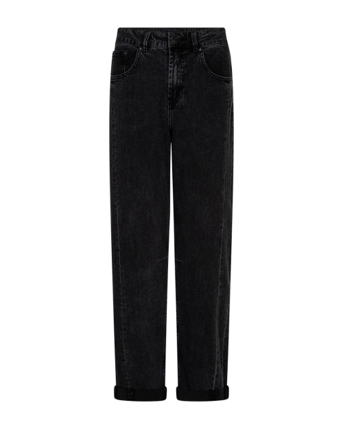 Red Button Caitlina side patch black denim