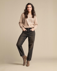 Red Button Caitlina side patch denim overdye