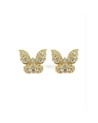 Tim&Simonsen Button cover butterfly Gold