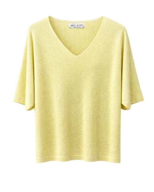 Atelier du Paris Everyday sparkle top  lemon