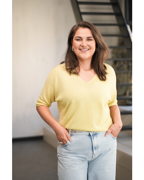 Atelier du Paris Everyday sparkle top  lemon