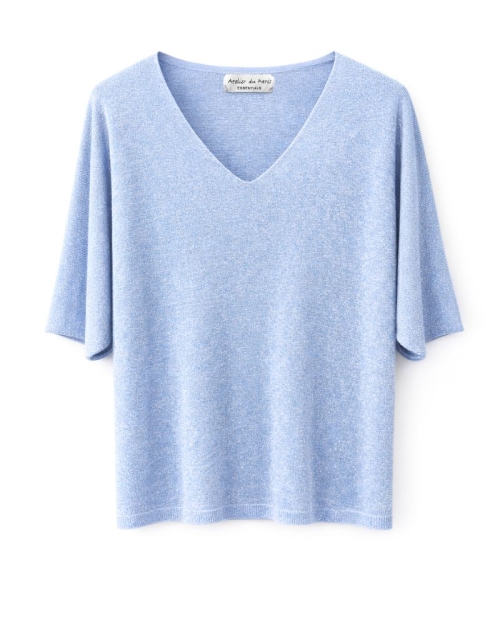 Atelier du Paris Everyday sparkle top  5461 Baby Blue
