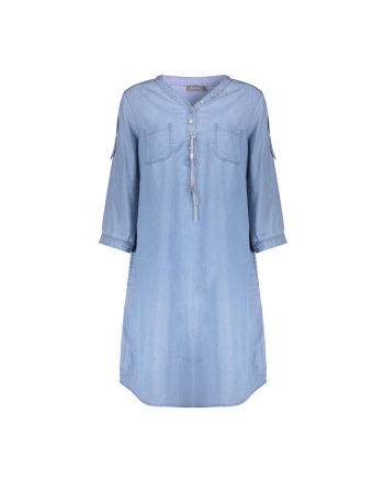 Geisha dress Bleached denim