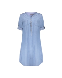 Geisha dress Bleached denim