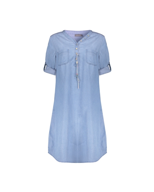 Geisha dress Bleached denim