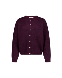 Studio Anneloes Bibi cardigan 4800 aubergine